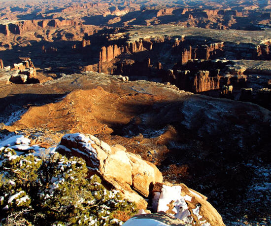 Monument Basin in Canyonlands National Park