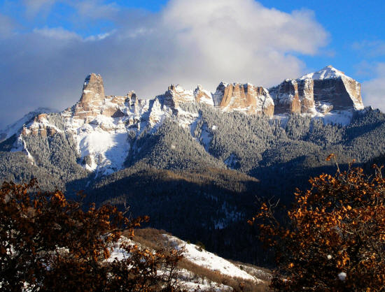 Cimarron Ridge in winter