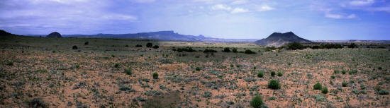 Panoramic view of Cabezon area