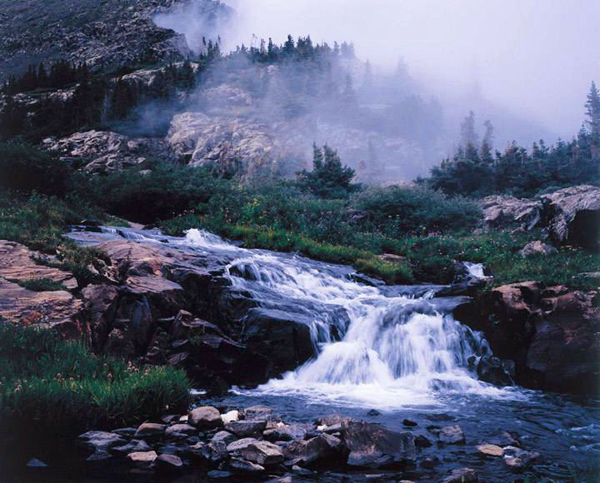 Lower Mohawk Lake in Light Rain.