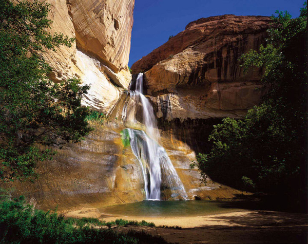 Lower Calf Creek Falls.