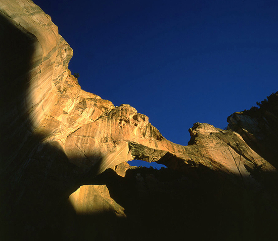 Sunset and LaVentana Arch.