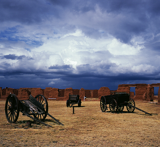 Storm over Fort Union