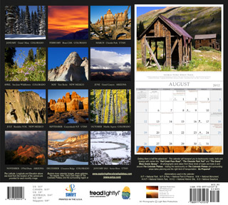 2012 EXTCP Calendar Back Cover
