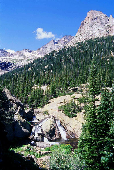 Glacier Basin waterfall