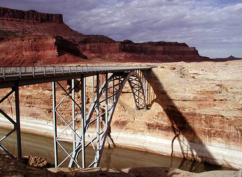 Highway 95 Bridge over Dirty Devil River at Hite, UT