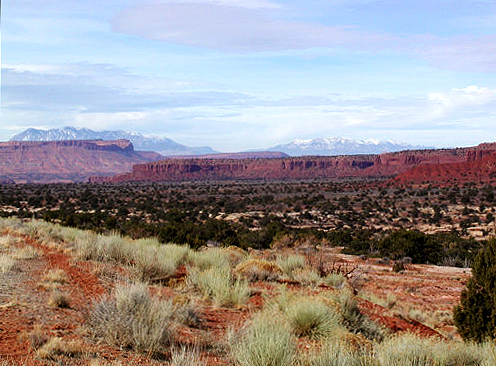 Highway 95 approaching Hite, UT