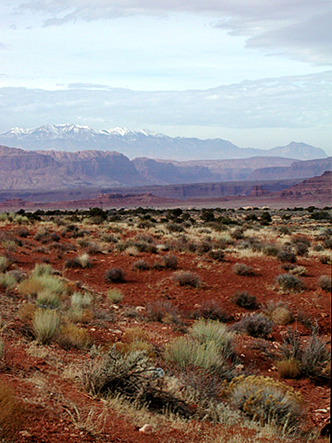 Highway 95 approaching Hite, UT