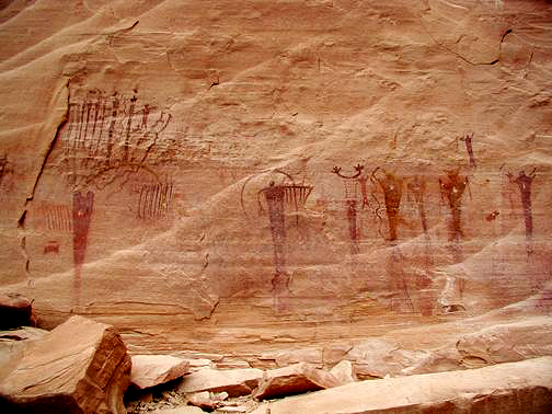 Pictographs in Buckhorn Wash