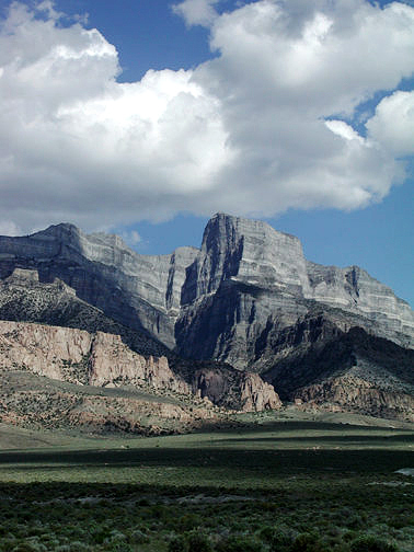 Notch Peak from Tule Valley