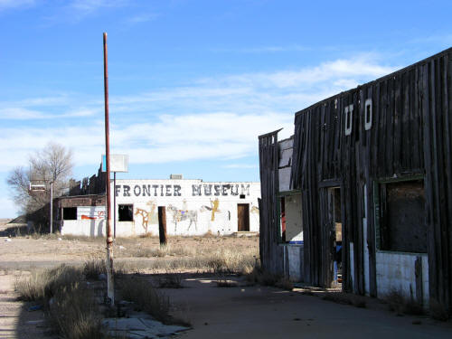 Frontier Museum ruins