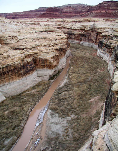 Dirty Devil River at Hite, Utah