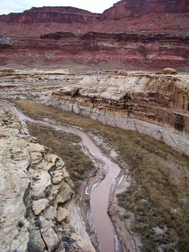 Dirty Devil River at Hite, Utah