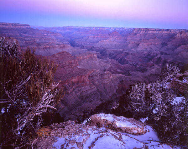 Moran Point Sunrise in winter