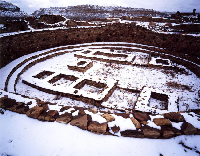 Pueblo Bonita Kiva in Winter