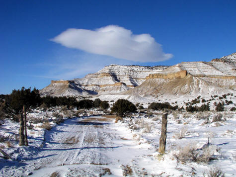 Book Cliffs in Winter