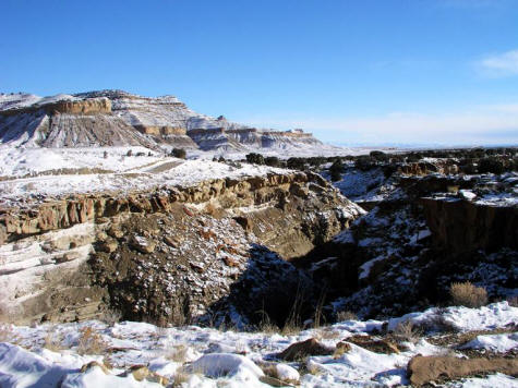 Book Cliffs in Winter