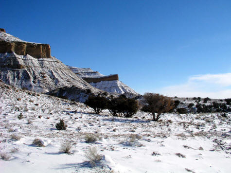 Book Cliffs in Winter