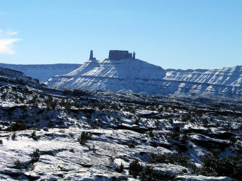 Scenic Highway 128 in Winter