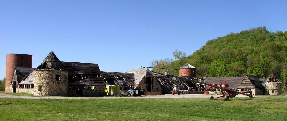 East Facade of the St. Albans Dairy Barn