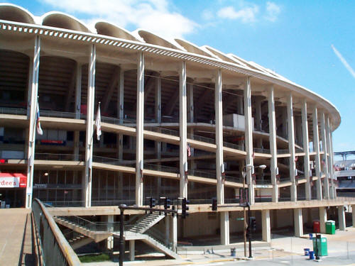 Stadium perimeter and new construction