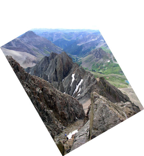 Mt Sneffels coular notch