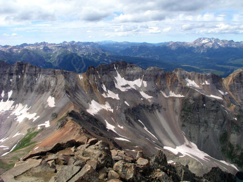 View from Mt Sneffels summit