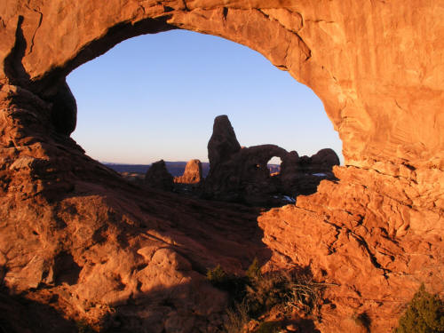 North Window at Sunrise