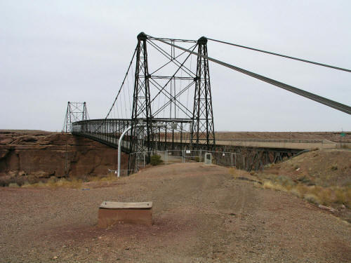 Little Colorado River Suspension Bridge