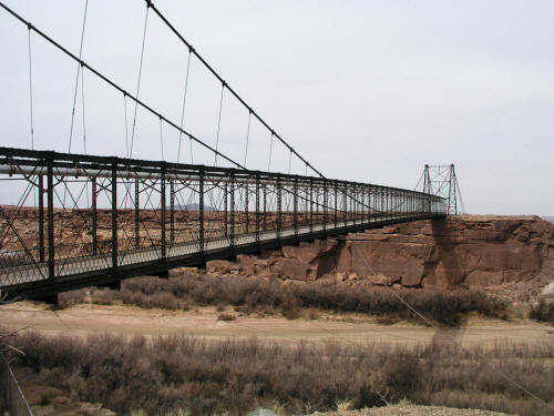 Little Colorado River Suspension Bridge