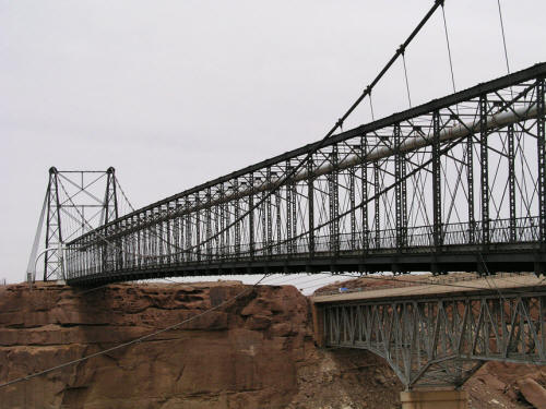 Little Colorado River Suspension Bridge