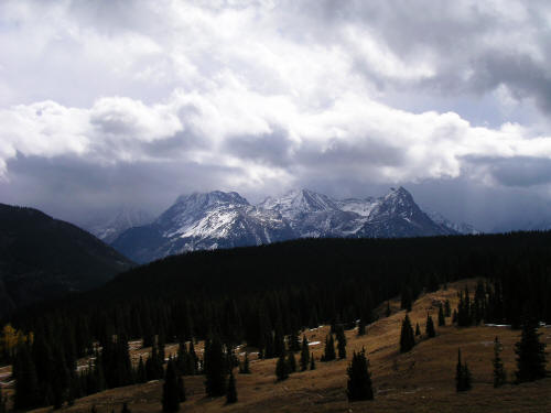 Molas Pass and Storm Clouds