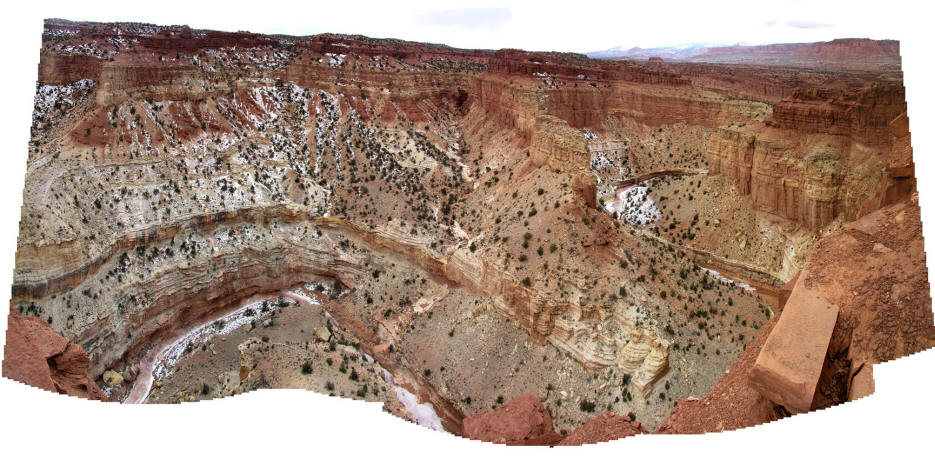 Goosenecks Overlook Capital Reef National Park