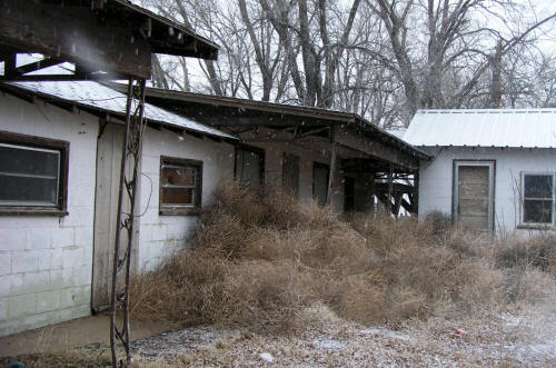 First in Texas Last in Texas Motel ruins