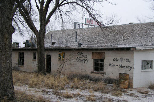 First in Texas Last in Texas Motel ruins