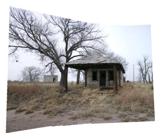 Glen Rio Gas Station ruins