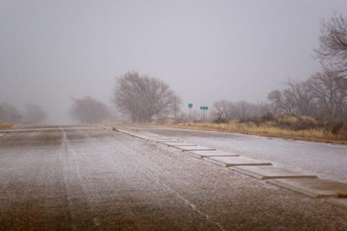 Route 66 through Glen Rio