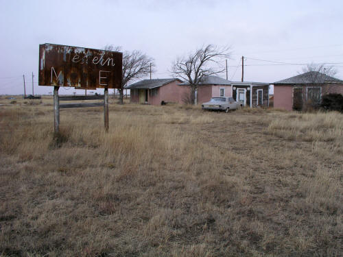 San Jon Motel sign Old Route 66