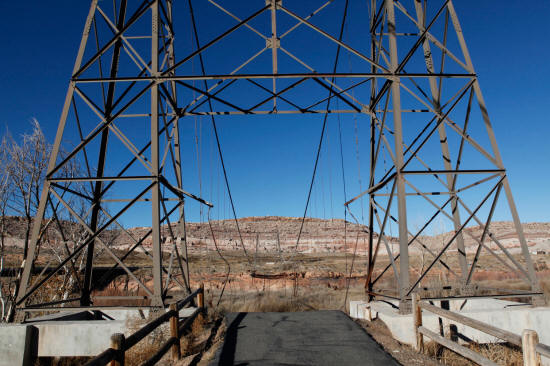 Dewey Bridge remains