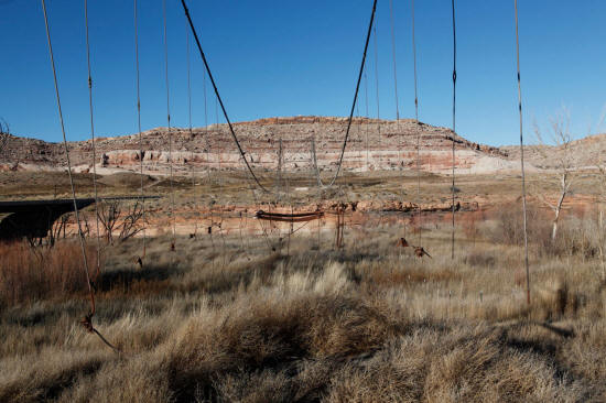 Dewey Bridge remains