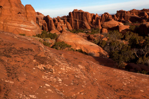 Sandstone Finns in the Campground area