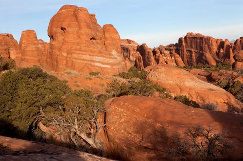 Sandstone Finns in the Campground area