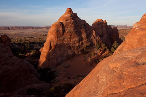 Sandstone Finns in the Campground area