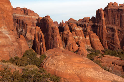 Sandstone Finns in the Campground area