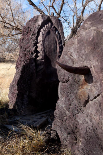 Basalt Scultures at Folsom Hotel Studio