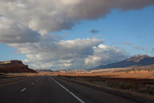 Highway 550 westbound