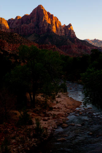 Zion Canyon Sunset