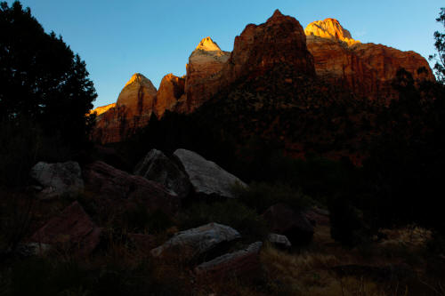 Zion Canyon Sunset