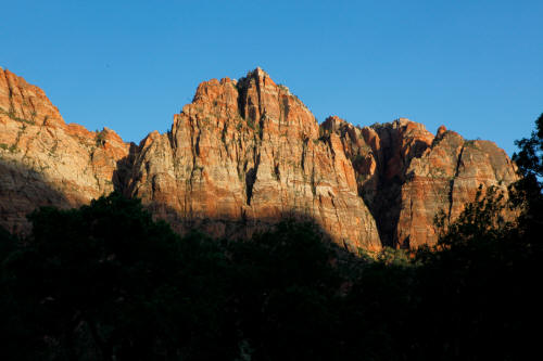 Zion Canyon Sunset